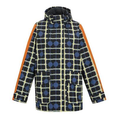 Dames orla kiely halflang waterdicht jasje (marine)