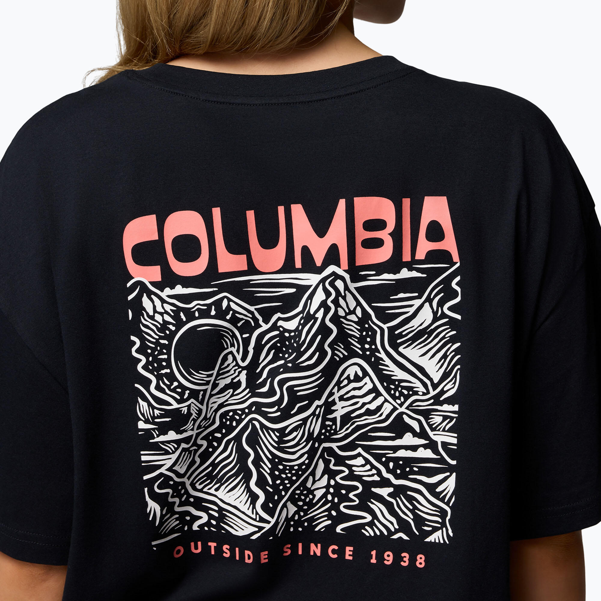 T-shirt de trekking pour femme Columbia Rolling Bend Graphic Oversized Tee 6/7