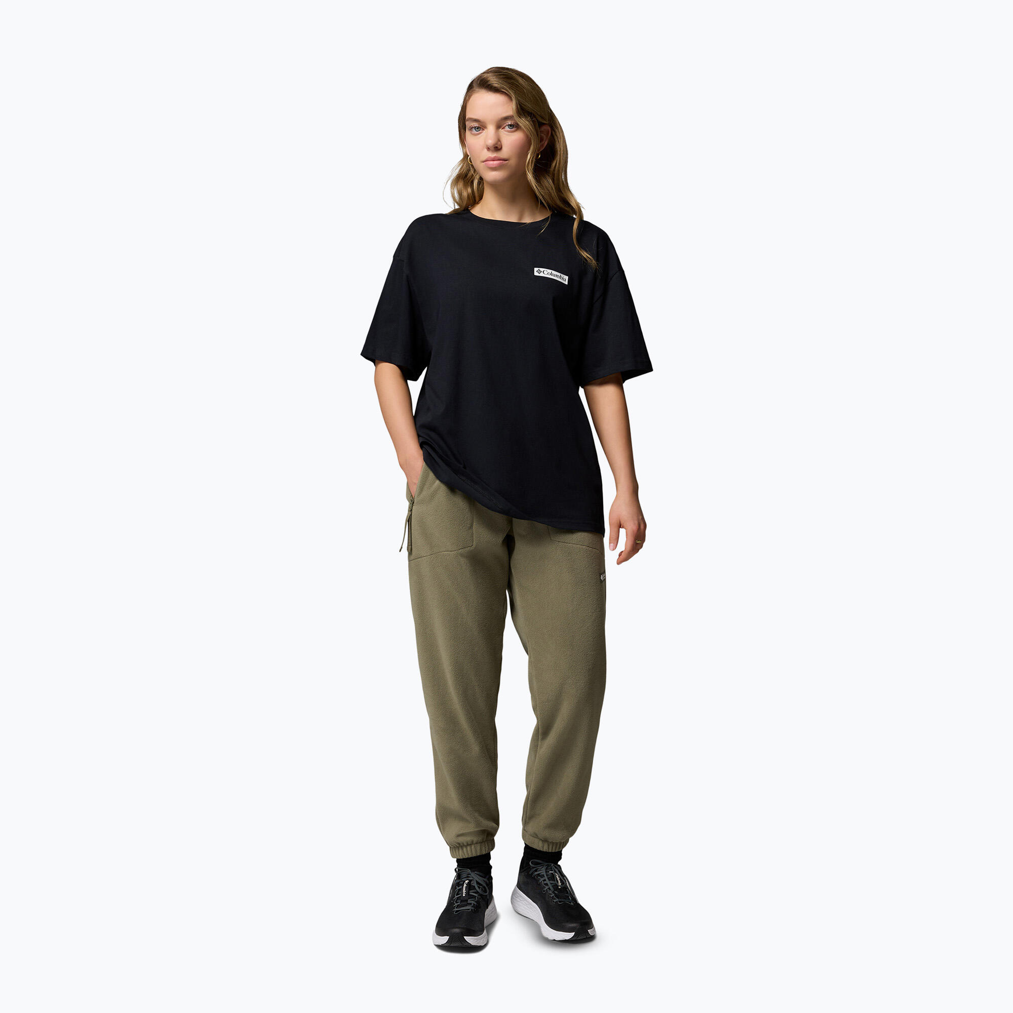 T-shirt de trekking pour femme Columbia Rolling Bend Graphic Oversized Tee 2/7