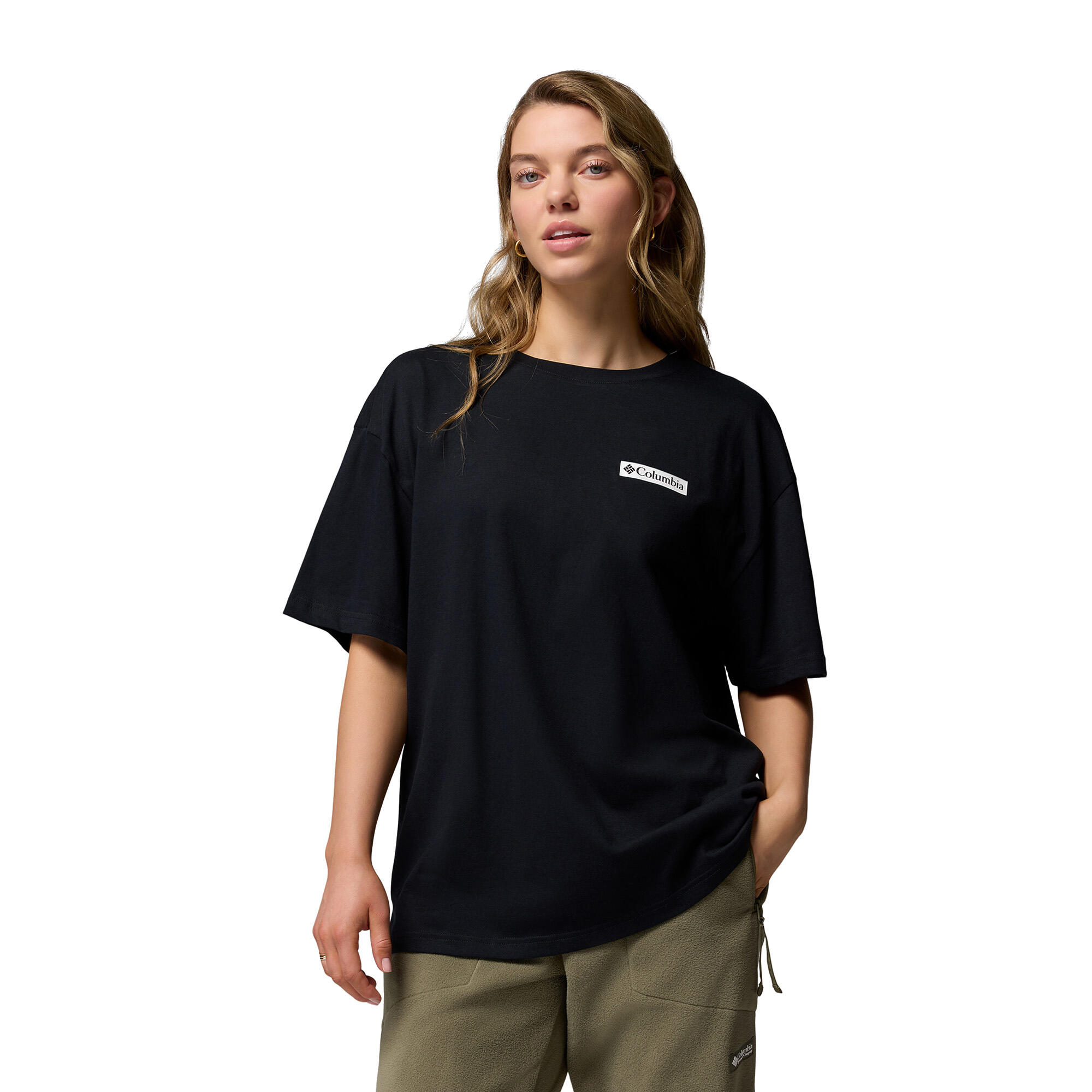 T-shirt de trekking pour femme Columbia Rolling Bend Graphic Oversized Tee 7/7