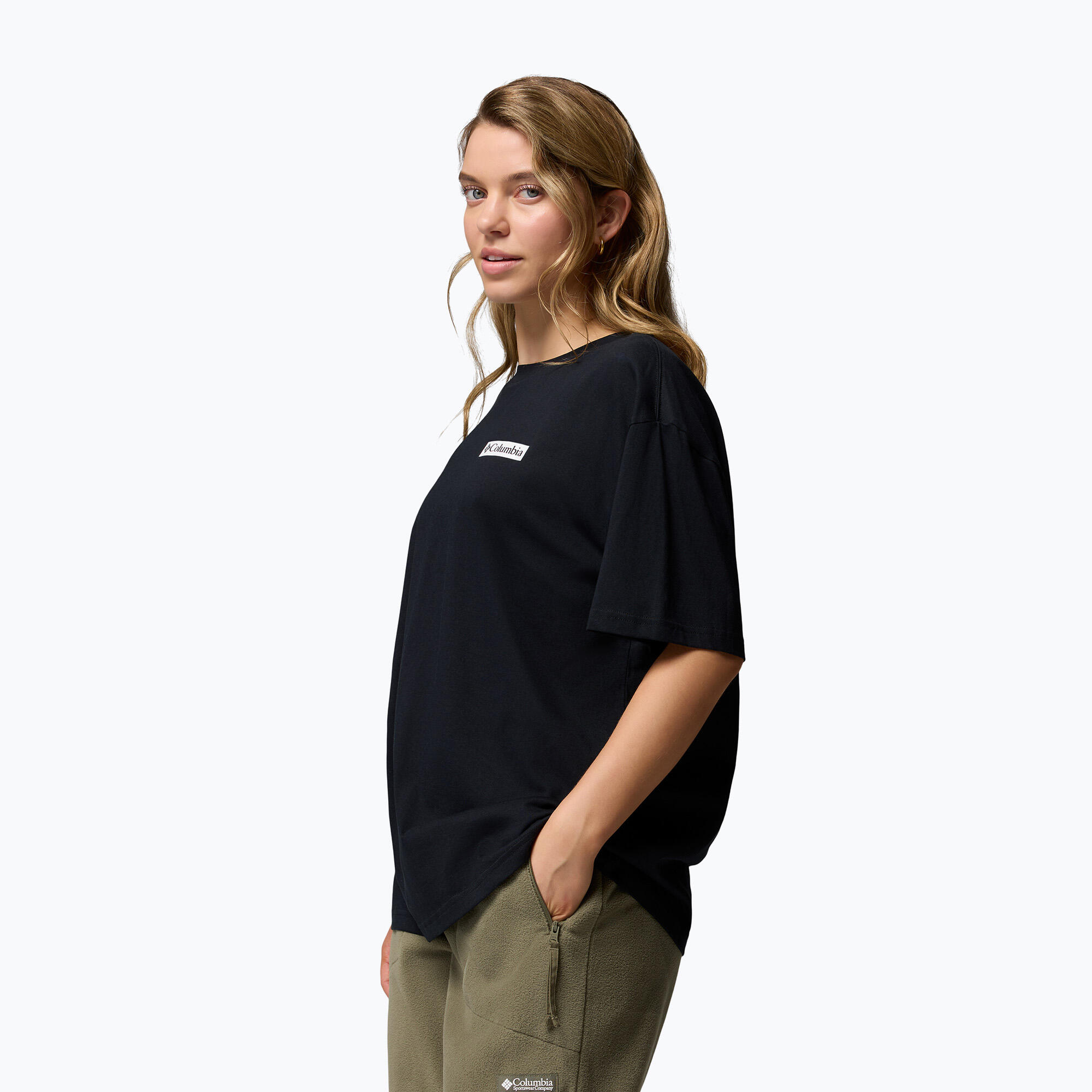 T-shirt de trekking pour femme Columbia Rolling Bend Graphic Oversized Tee 4/7