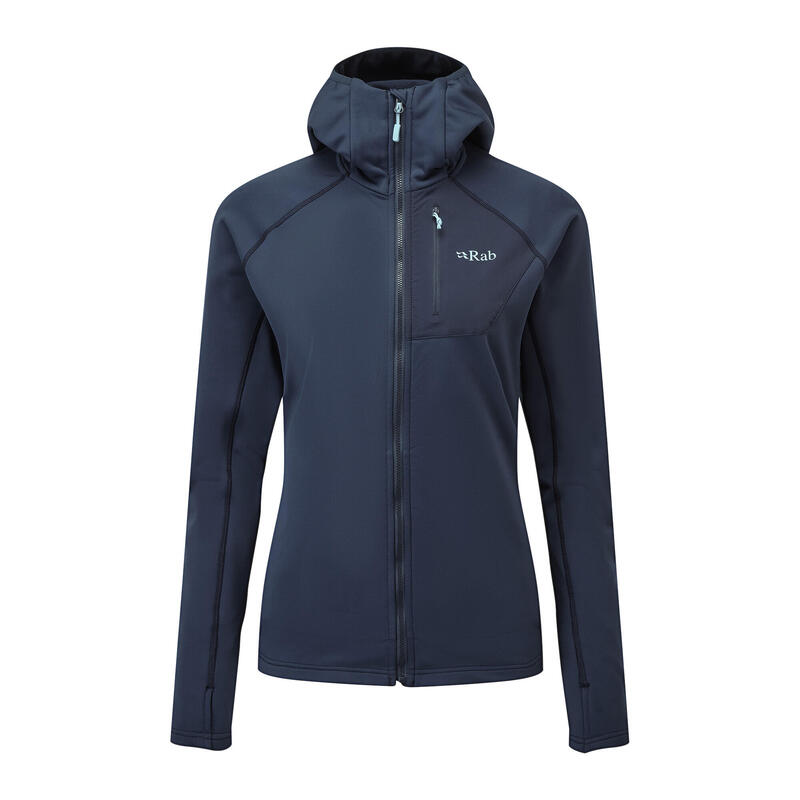 Hanorac de drumeție pentru femei Rab Superflux Hoody