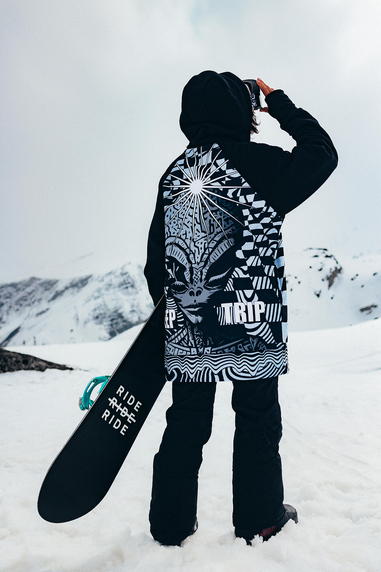 Bluza outdoorowa z kapturem męska DEEP TRIP Alien softshell 6/7