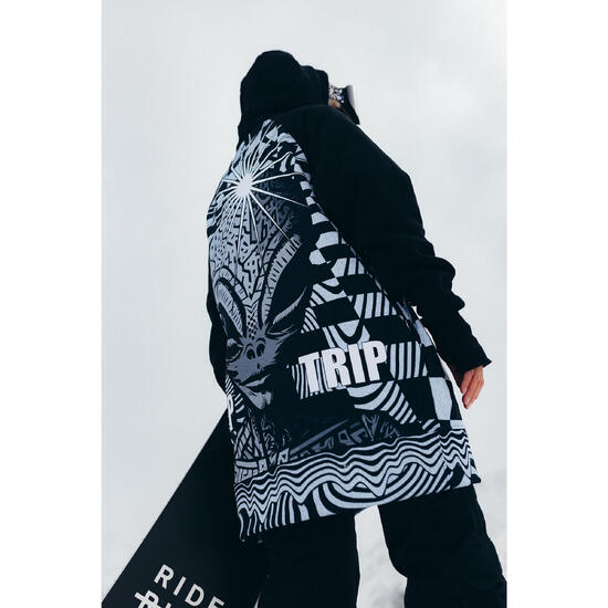 Bluza outdoorowa z kapturem męska DEEP TRIP Alien softshell