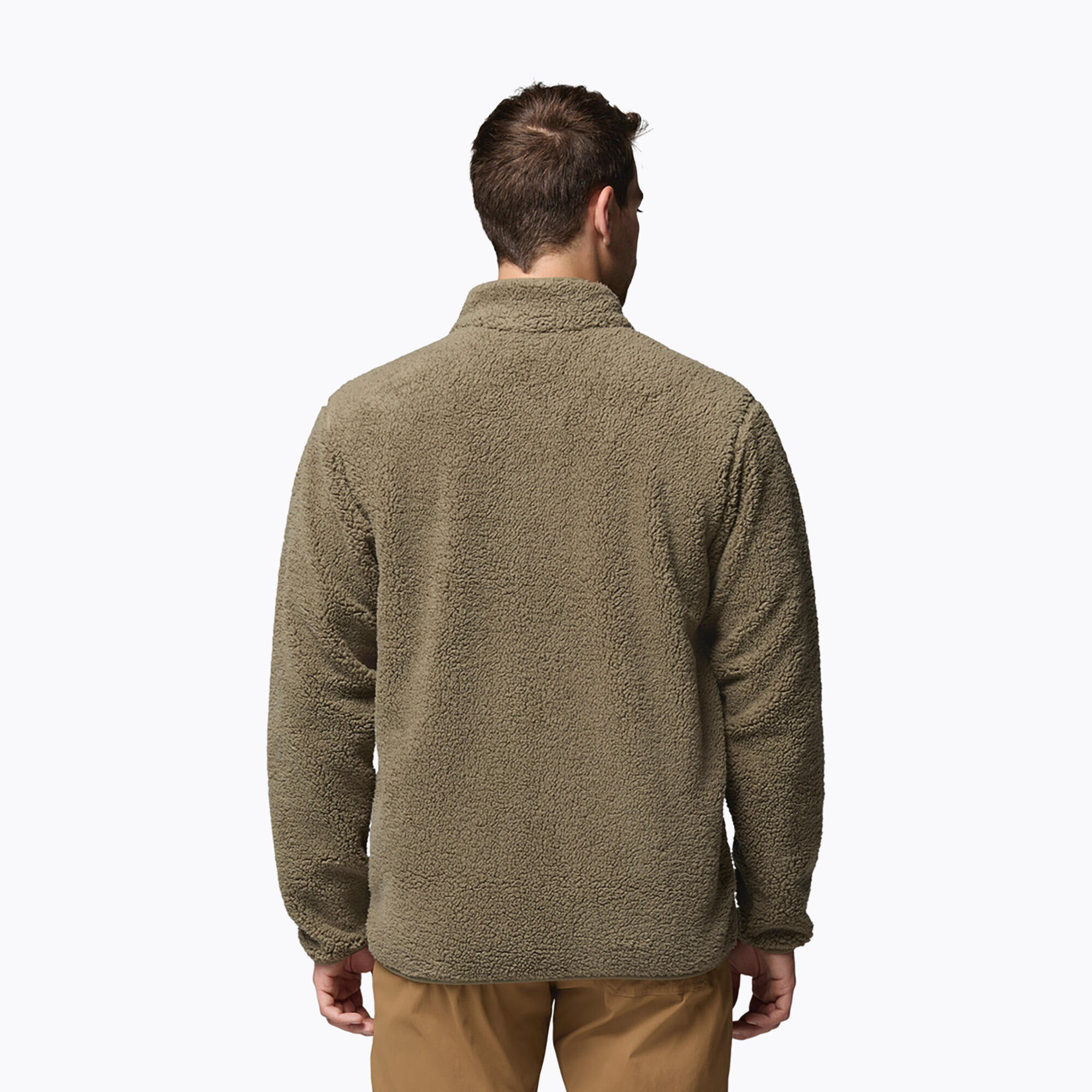 Casaco masculino Columbia Rugged Ridge High Pile com zíper completo 3/6