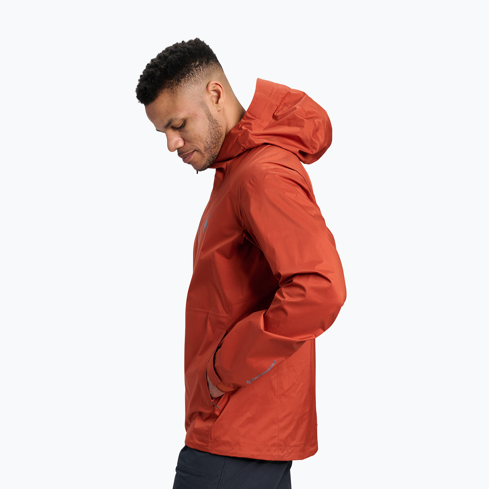 Chaqueta impermeable para hombre Black Diamond Fineline Stretch 3/7