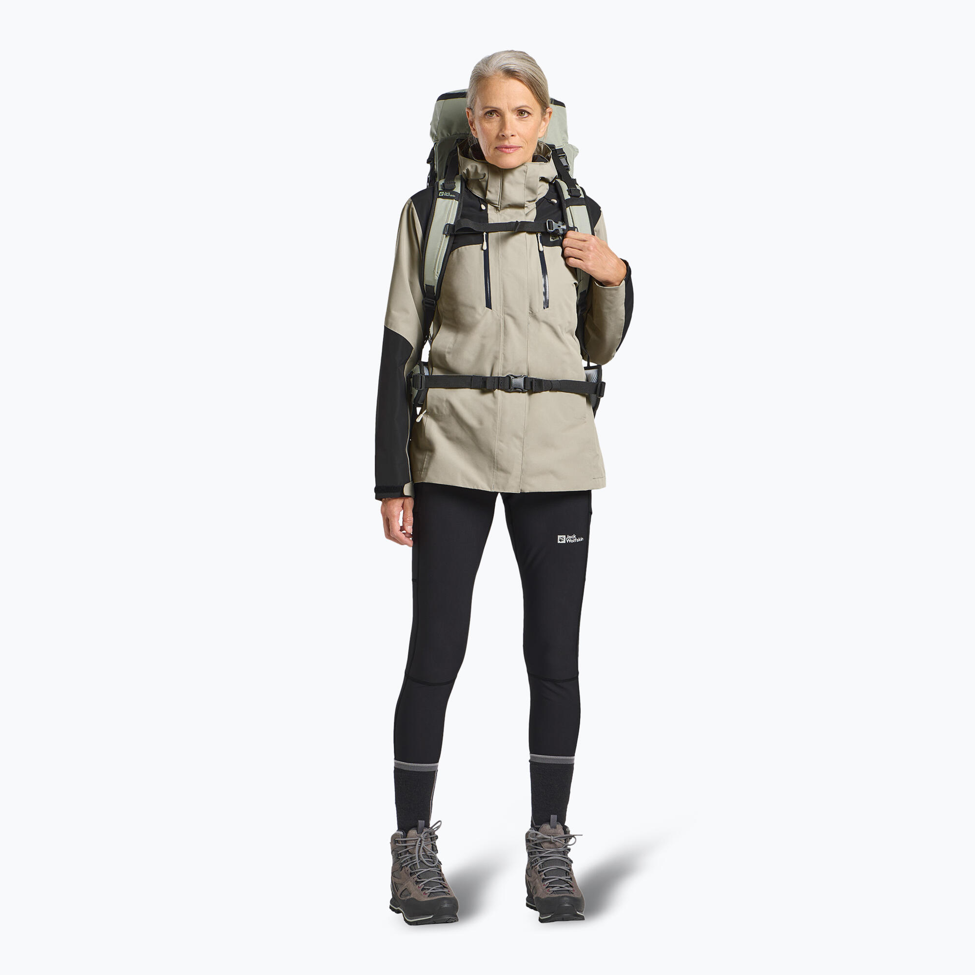 Casaco impermeável feminino Jack Wolfskin Jasper 2L 2/7
