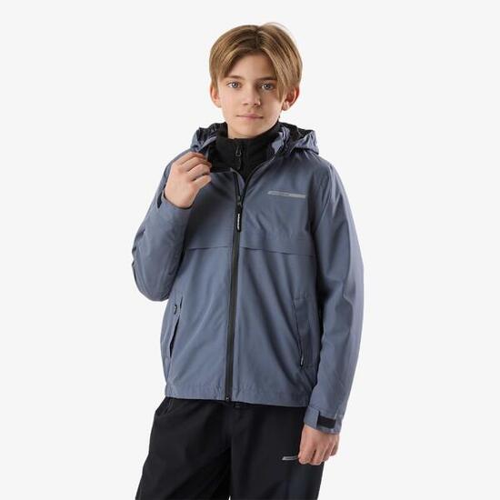 Veste de pluie randonnée junior imperméable coupe-vent Tjörn