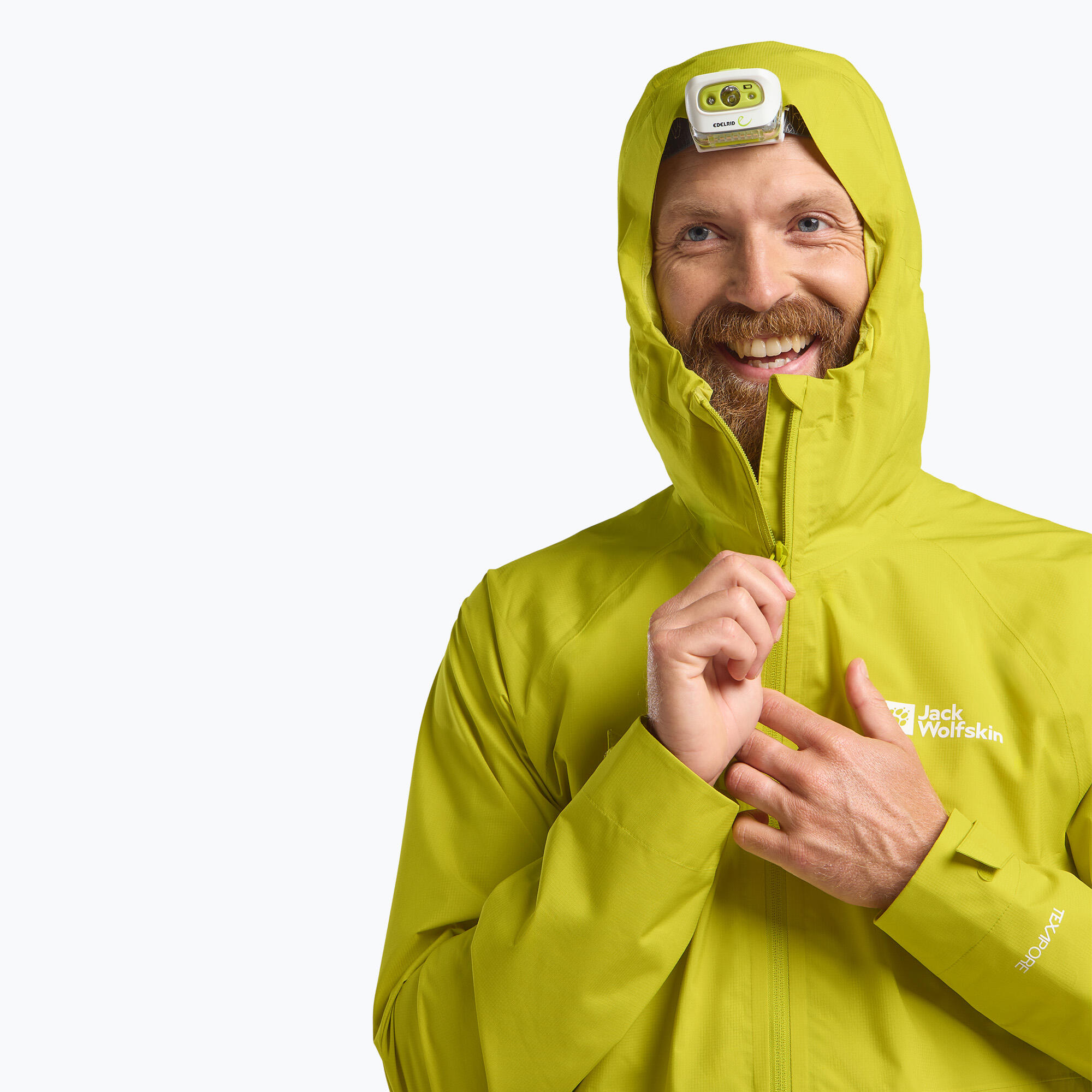 Heren regenjas Jack Wolfskin Prelight 2.5L LT 5/7