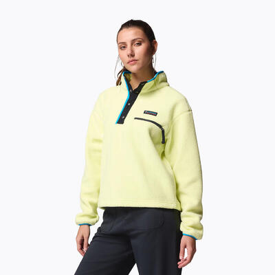 Dames columbia helvetia ii cropped half snap fleece trui