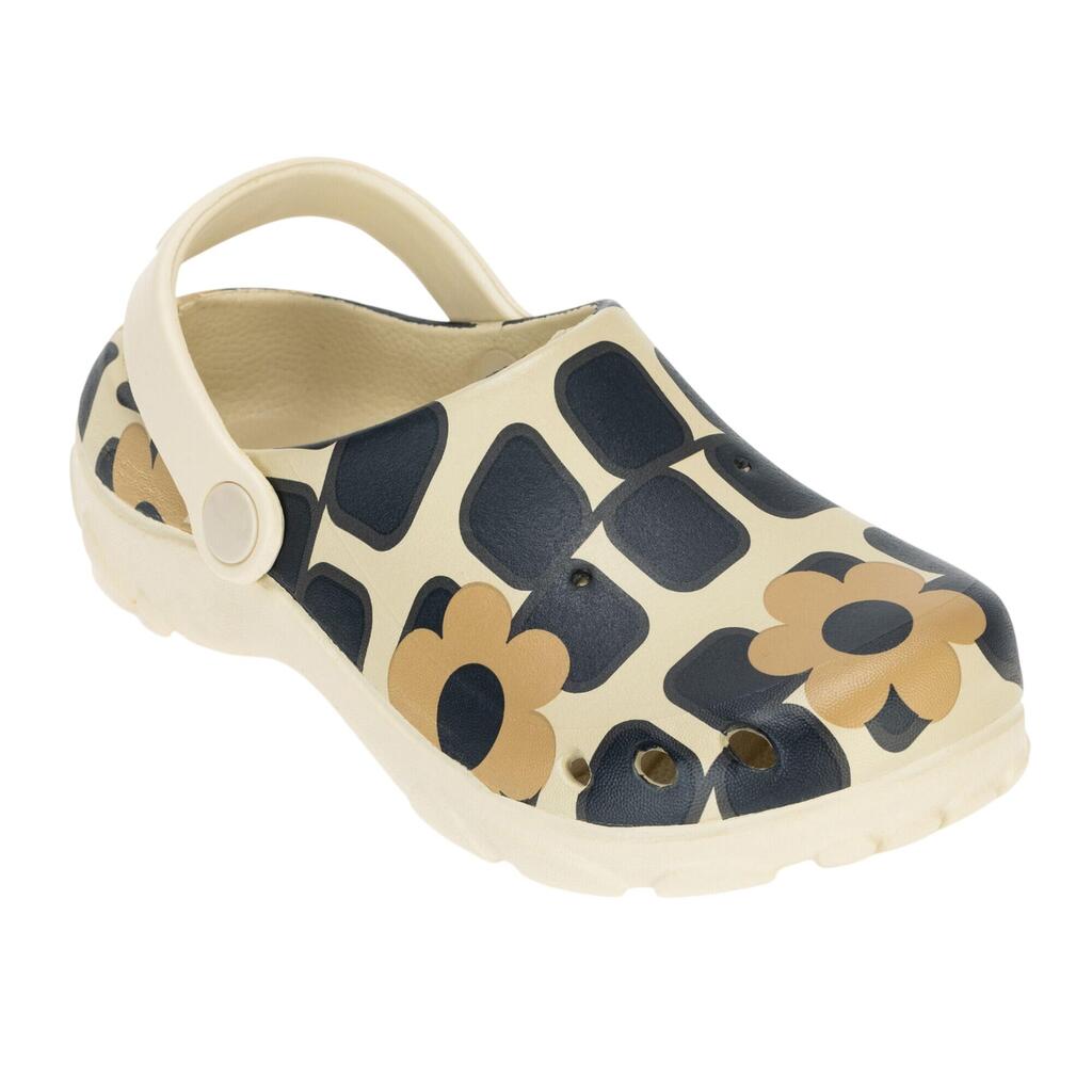 Childrens/Kids Orla Kiely Giant Flower Clogs (Monochrome)