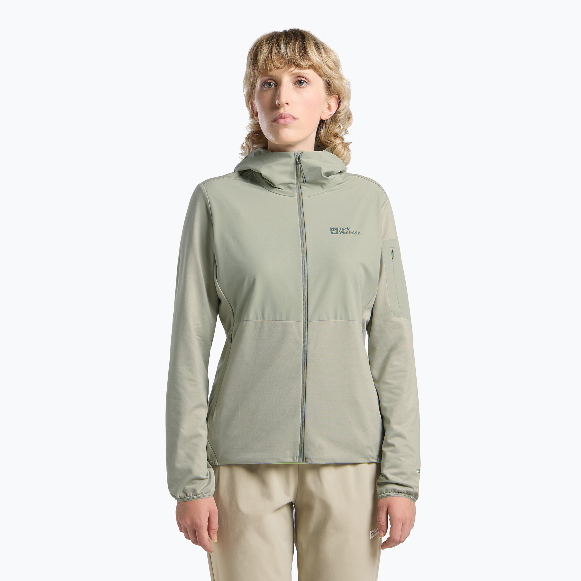 Veste polaire femme Jack Wolfskin Prelight Trail Hoody 1/7