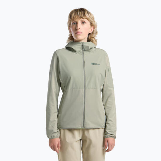 Damen Fleecejacke Jack Wolfskin Prelight Trail Hoody