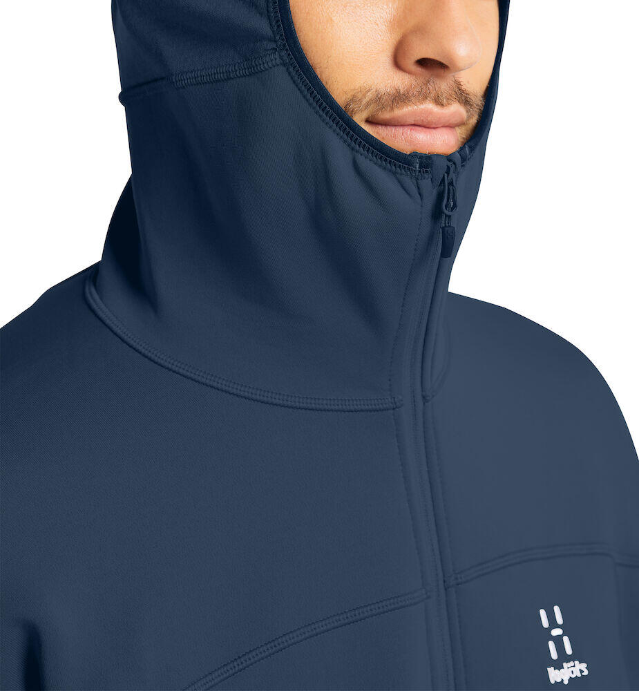 Męska Turystyka Bluza z Kapturem Lekka Oddychająca Haglöfs Betula Hood 5/5