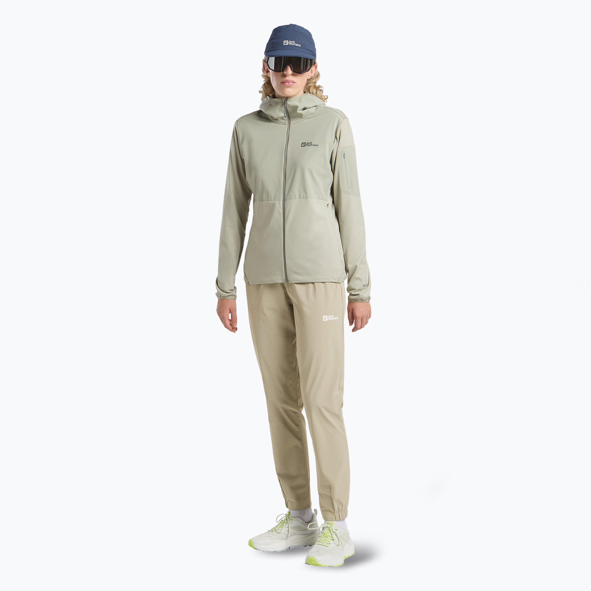 Veste polaire femme Jack Wolfskin Prelight Trail Hoody 2/7