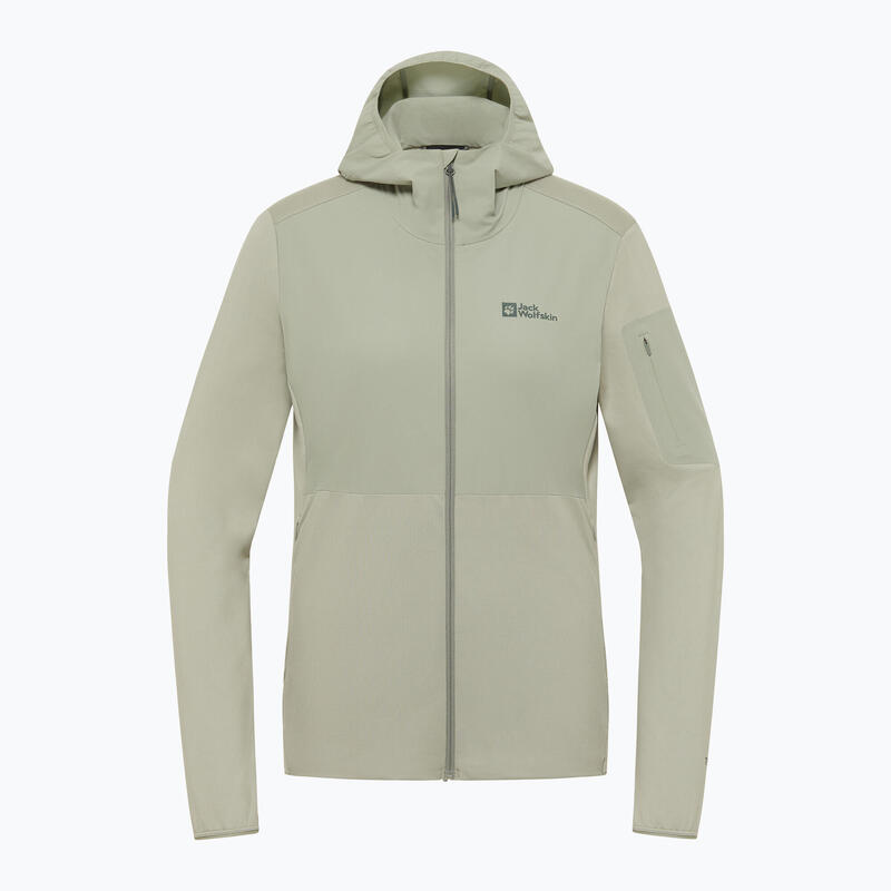 Hanorac fleece damă Jack Wolfskin Prelight Trail Hoody