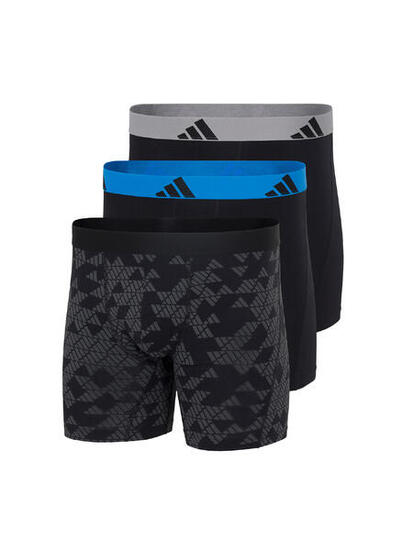 Long Short / Pant Herren - 3er Pack Active Flex Cotton