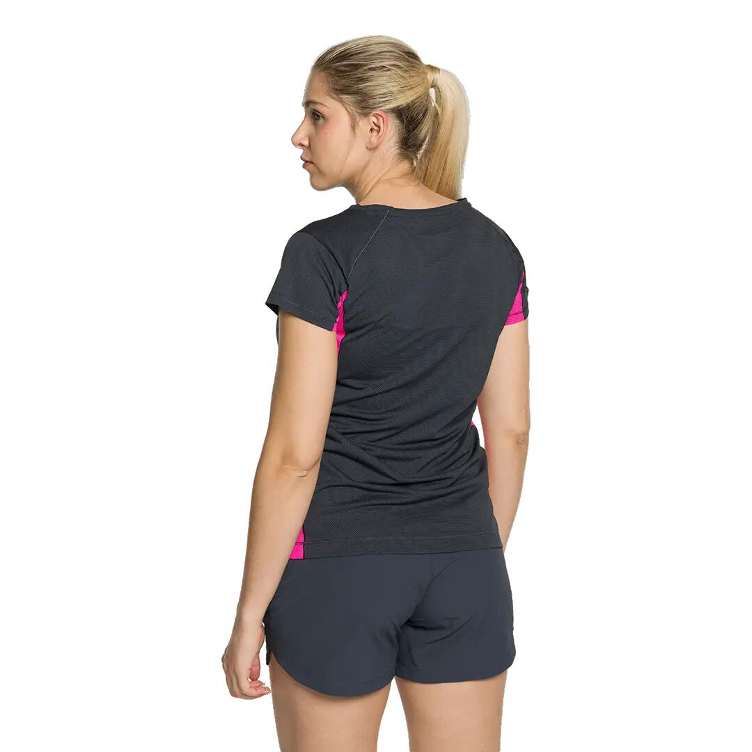 Camiseta para Mujer Trangoworld Ruente Gris/Rosa 2/3