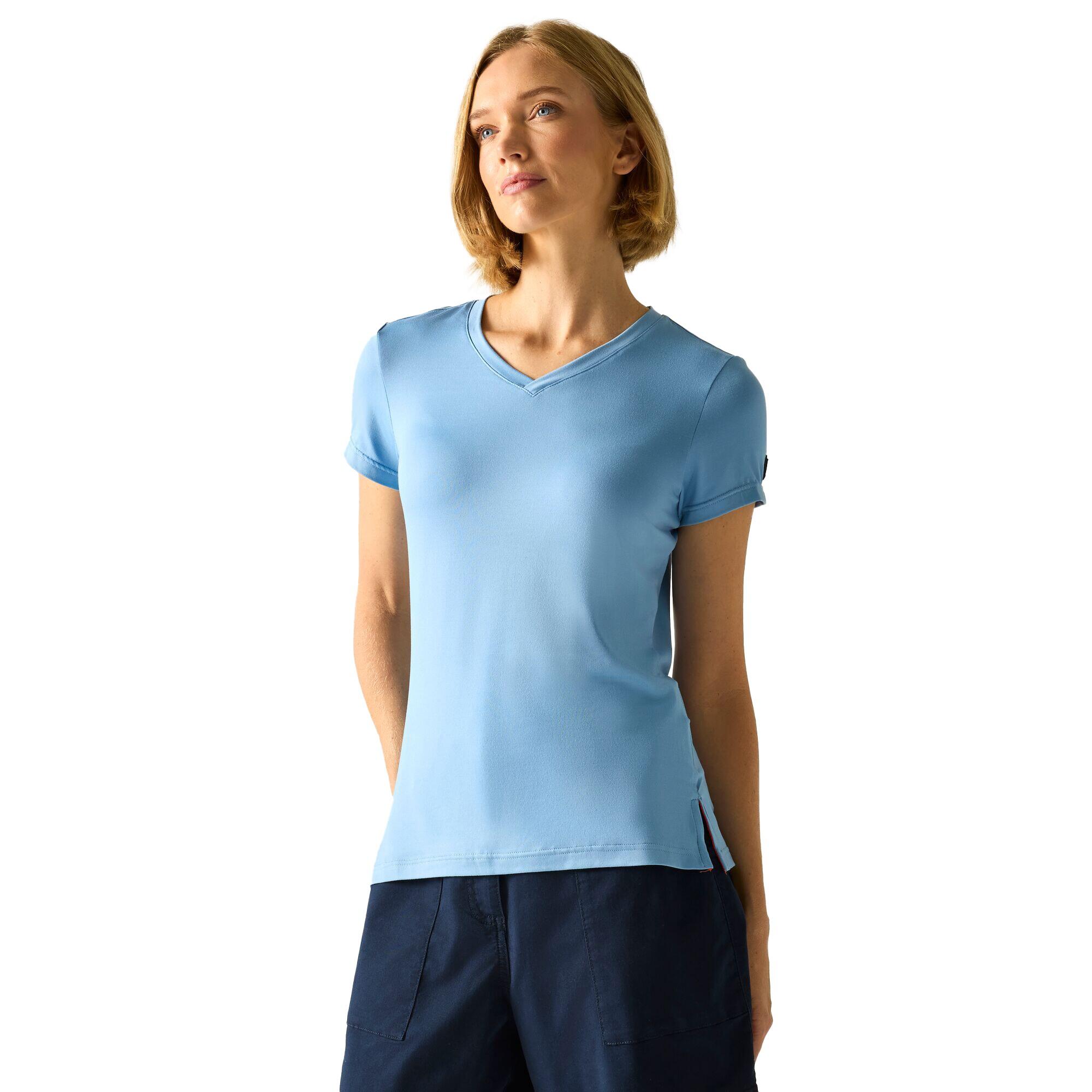 Tshirt ELKIE Femme (Bleu Denim) 4/5
