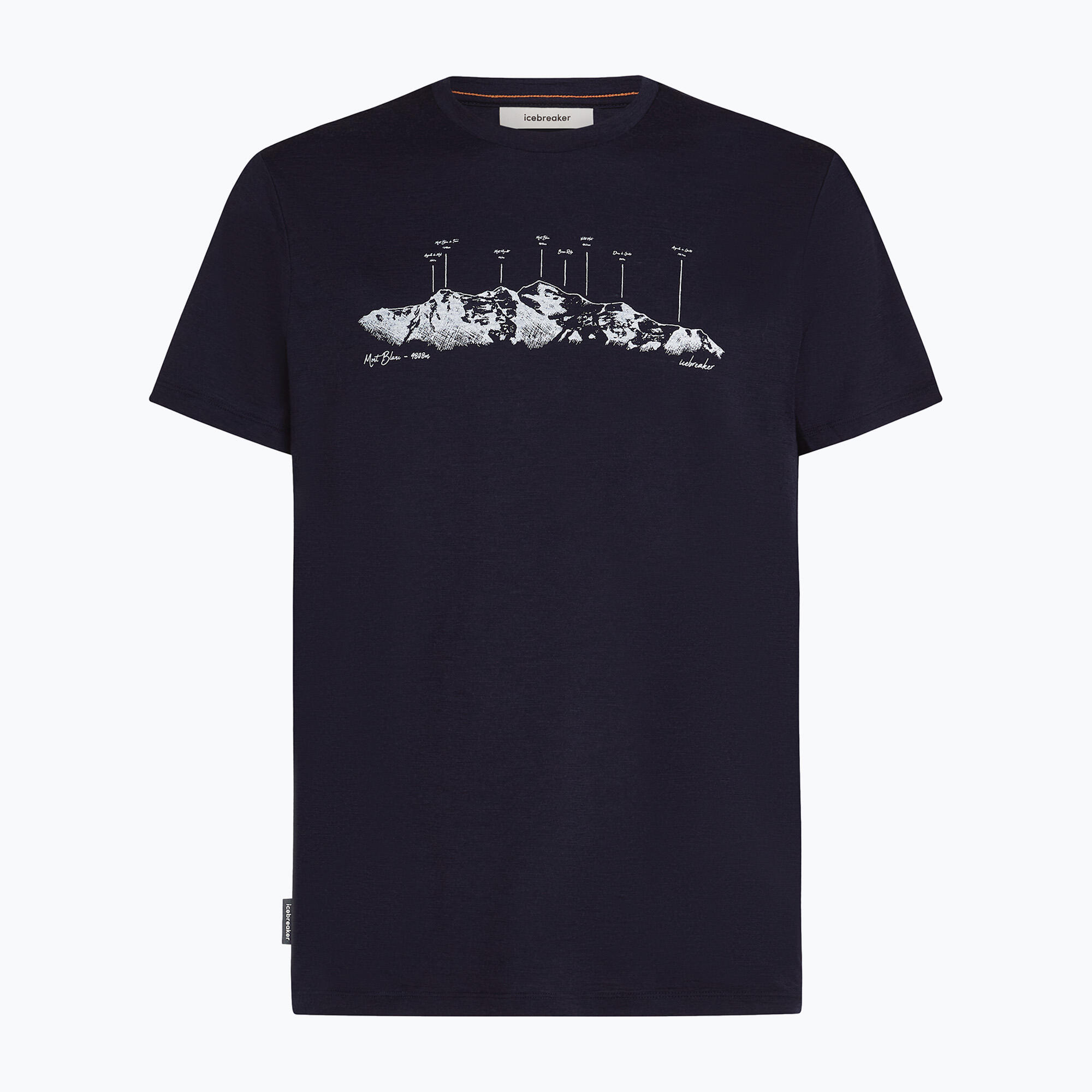 Koszulka męska icebreaker Merino 150 Tech Lite The Peaks 6/7