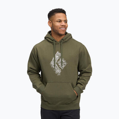 Herenhoodie black diamond engineered diamond po hoody