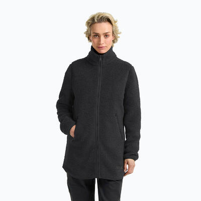 Dames trekkingtrui jack wolfskin high curl coat