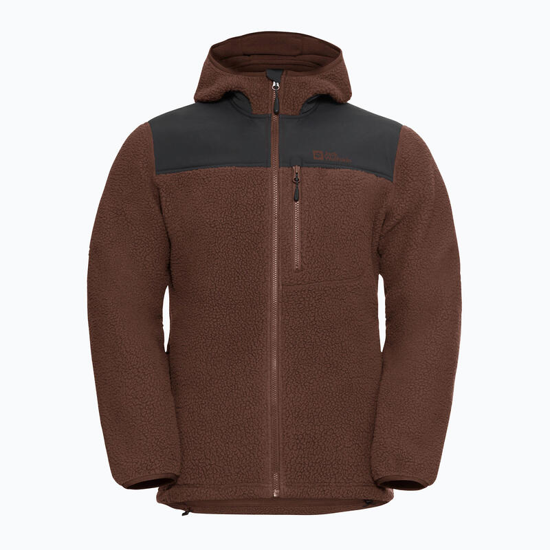 Hanorac polar pentru bărbați Jack Wolfskin Kammweg Pile Fz