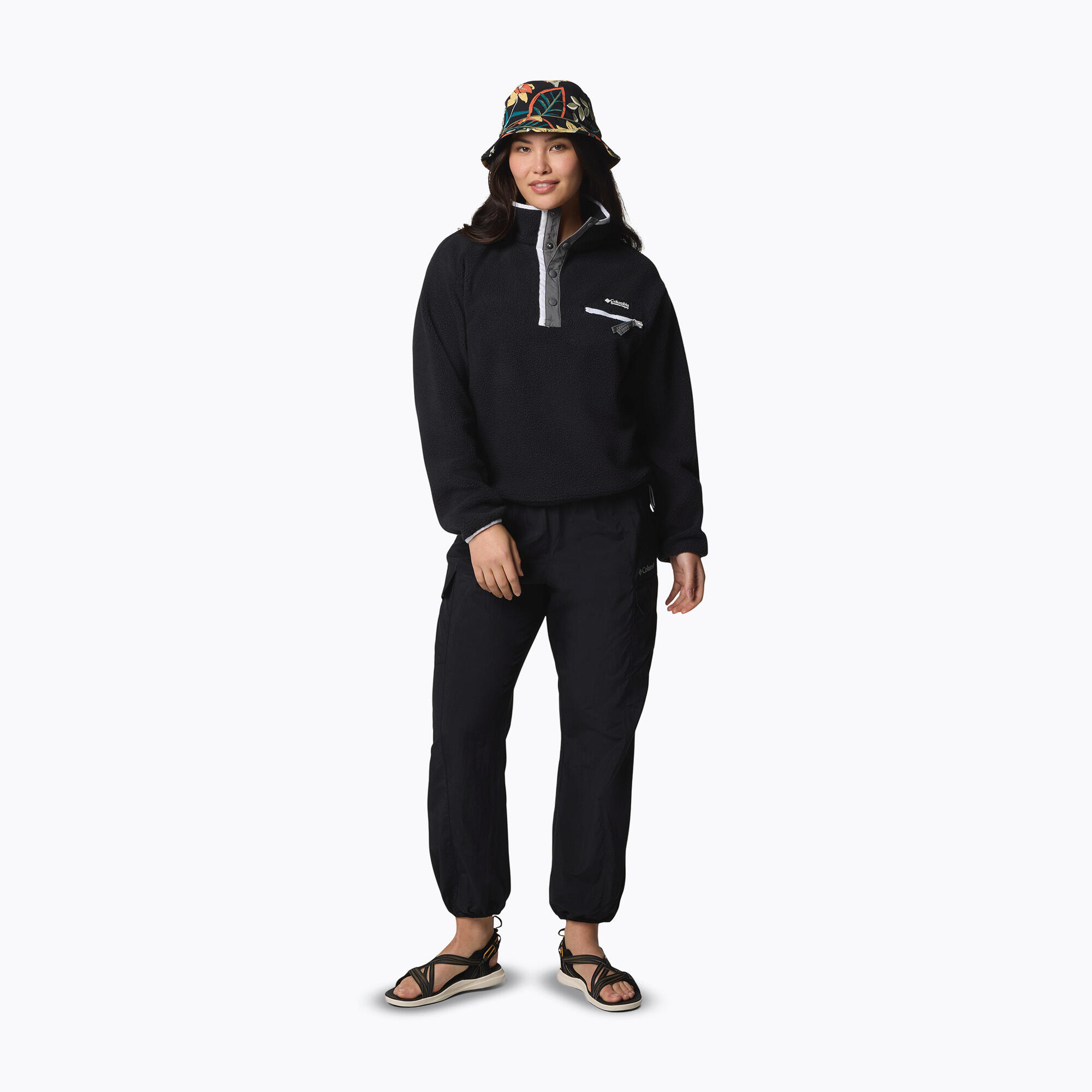 Dames Columbia Helvetia II Cropped Half Snap Fleece trui 2/7