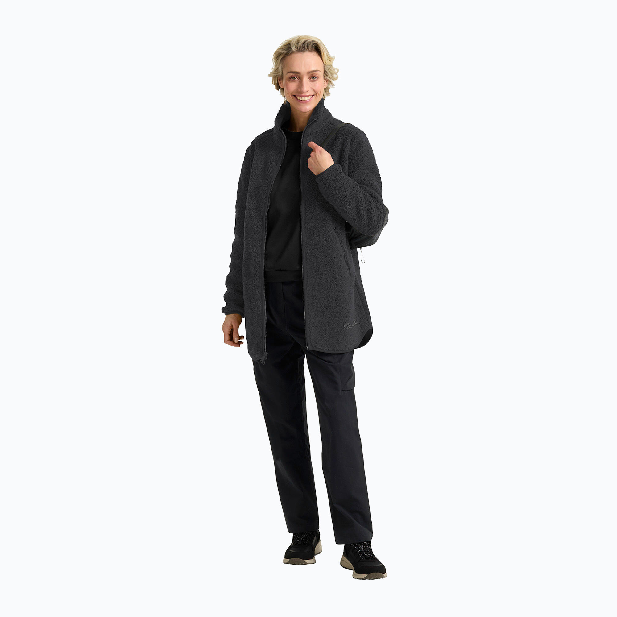 Veste de trekking pour femme Jack Wolfskin High Curl Coat 2/7
