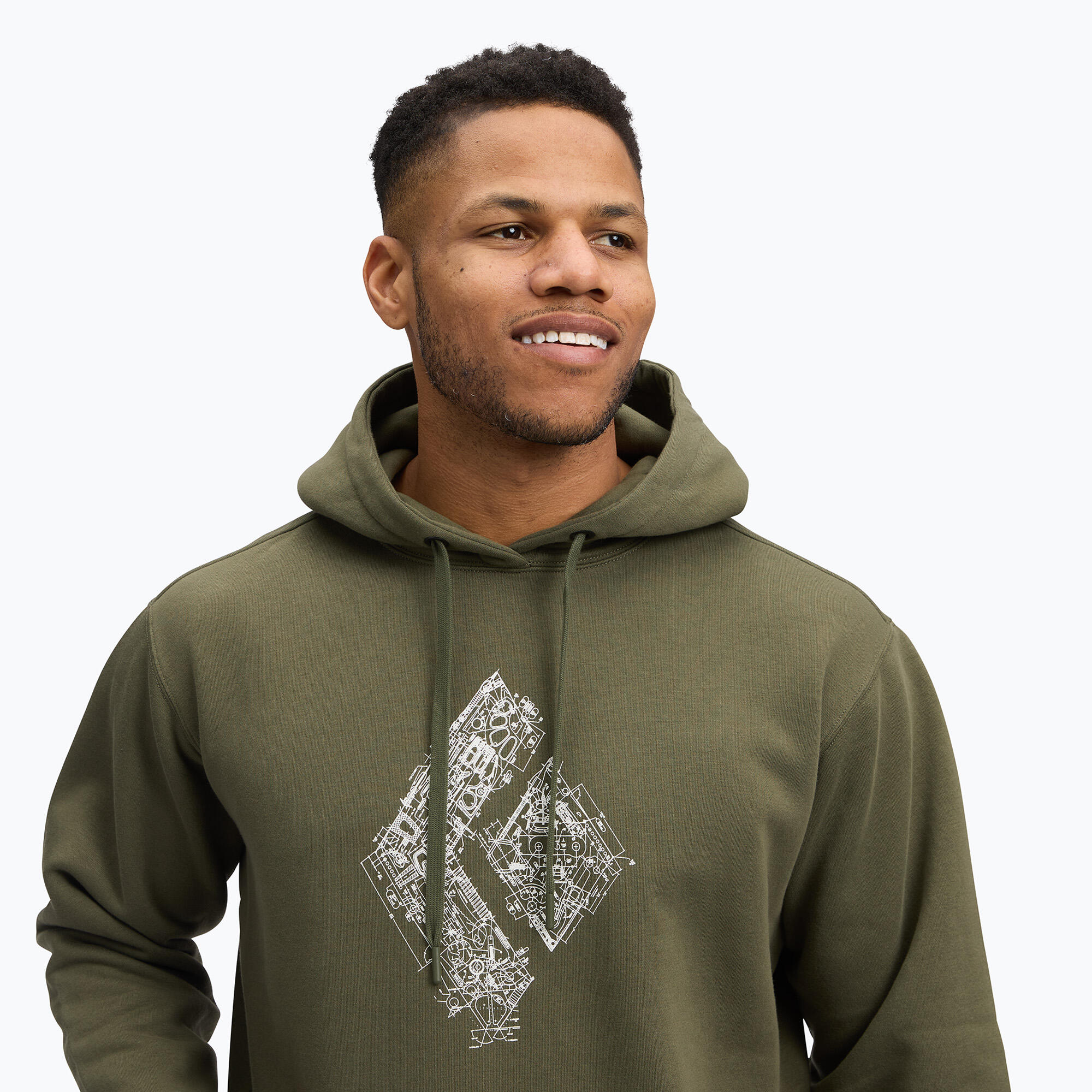 Sudadera para hombre Black Diamond Engineered Diamond Po Hoody 4/7