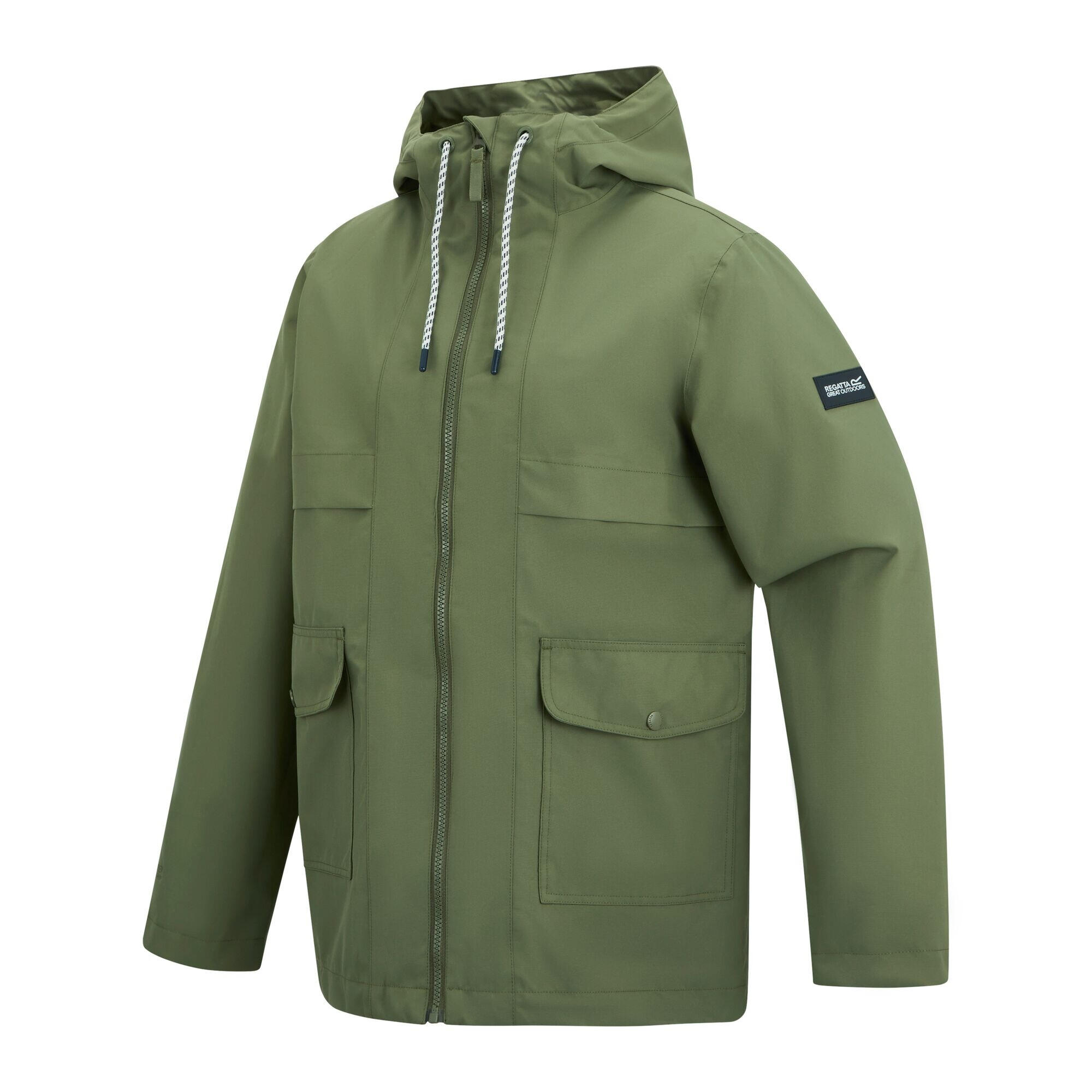 Chaqueta Impermeable Orlea Diseño Floral para Mujer Trébol de Cuatro Hojas 3/5