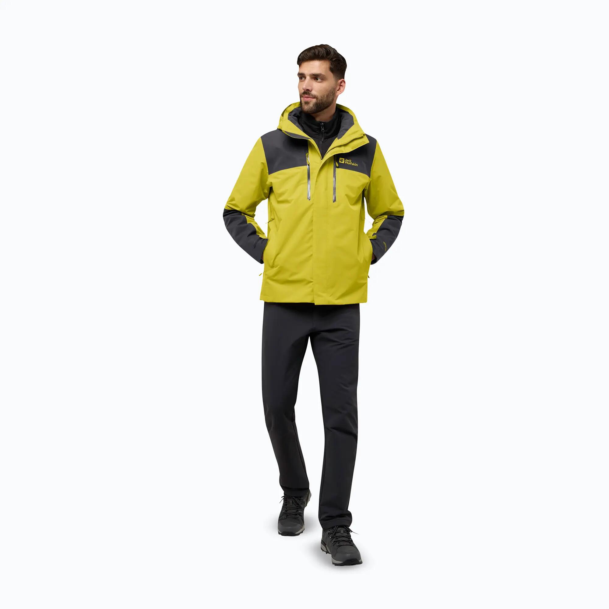 Férfi 3 az 1-ben dzseki Jack Wolfskin Jasper 3In1 2/7
