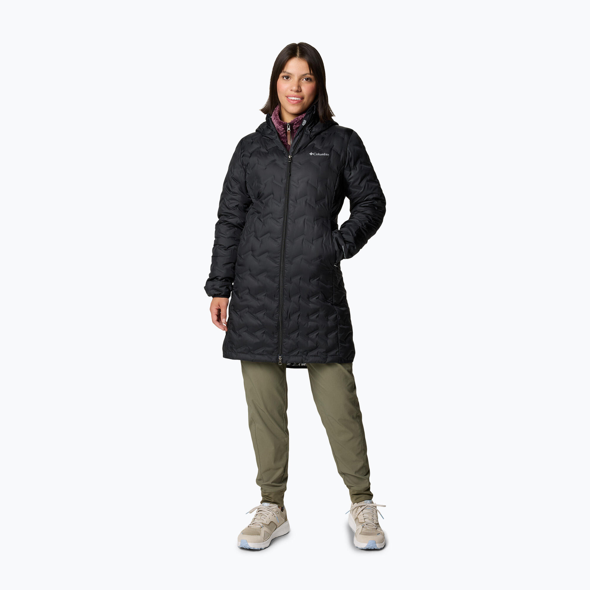 Piumino da donna Columbia Delta Ridge II Long Down 2/7
