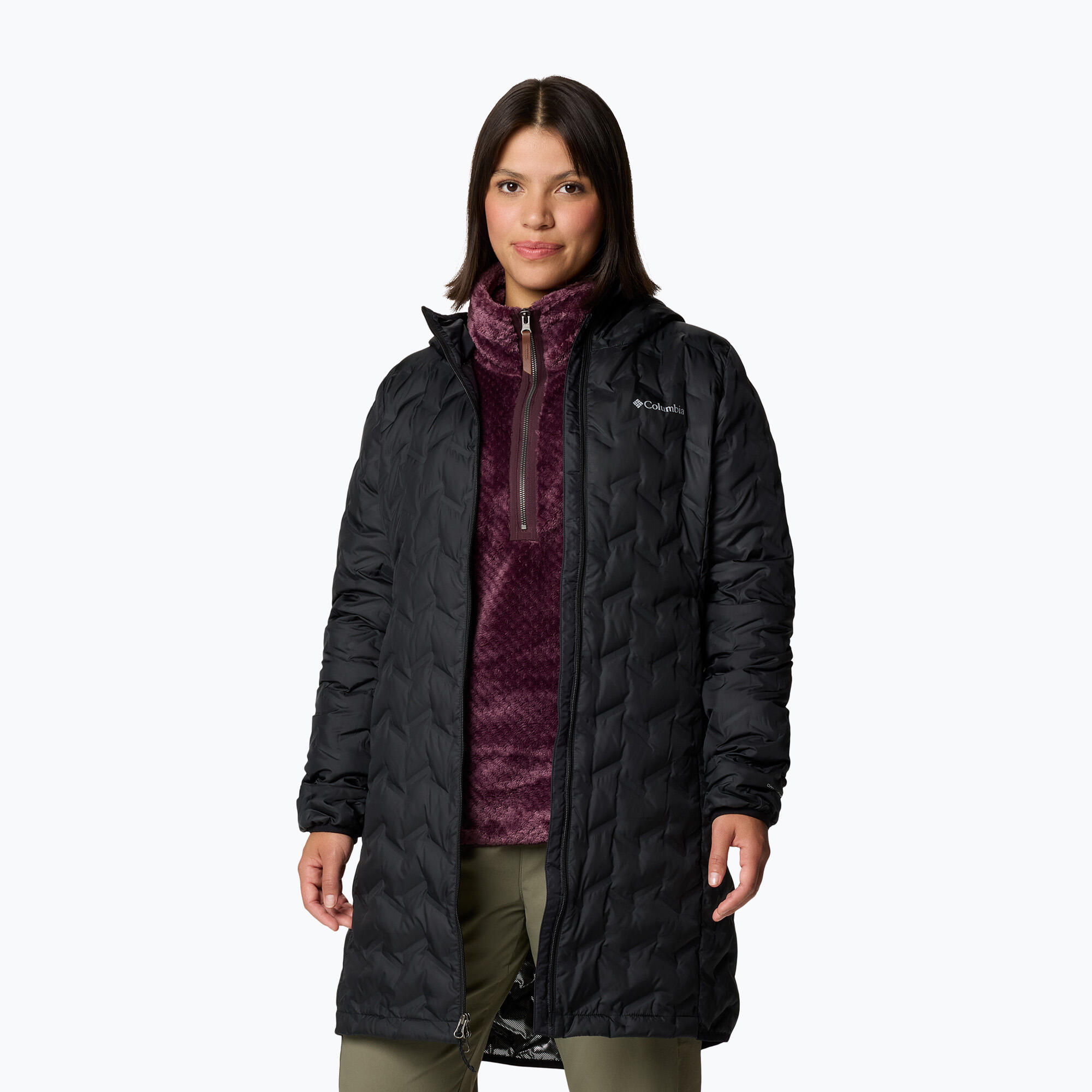 Piumino da donna Columbia Delta Ridge II Long Down 5/7
