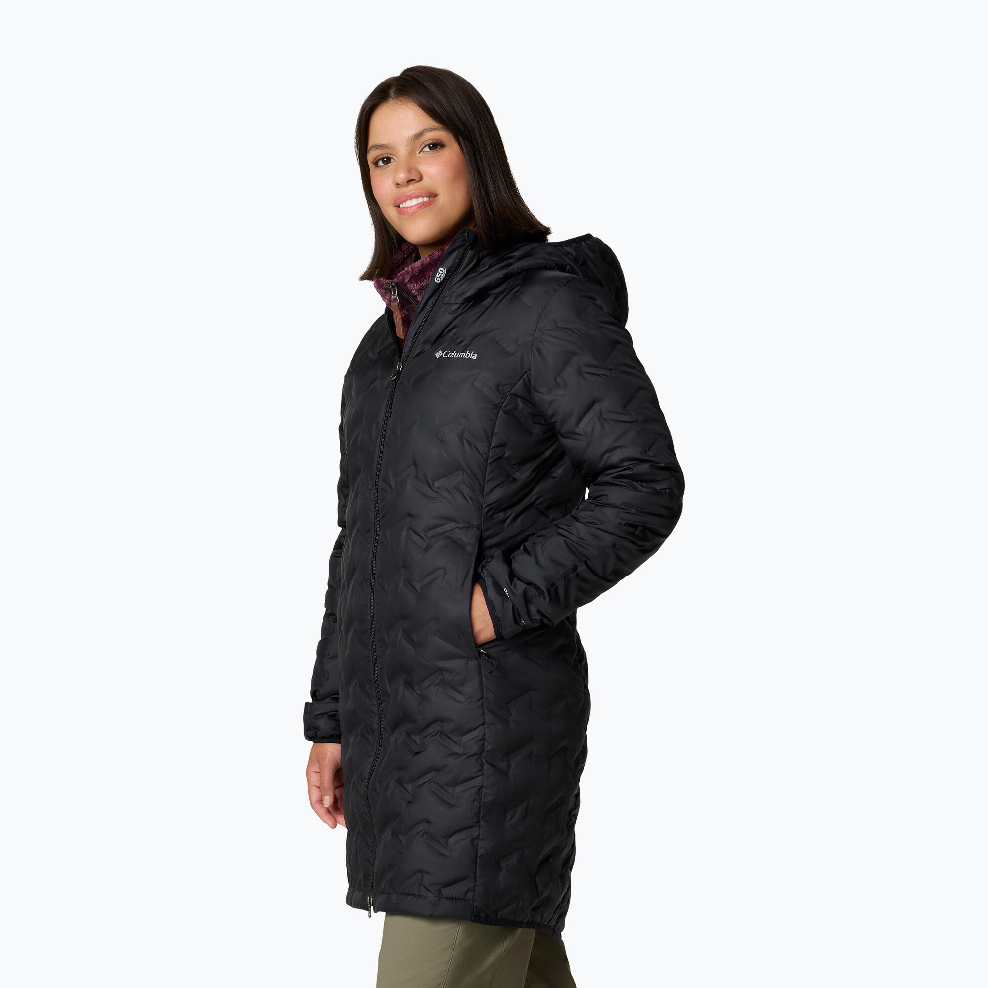 Piumino da donna Columbia Delta Ridge II Long Down 4/7