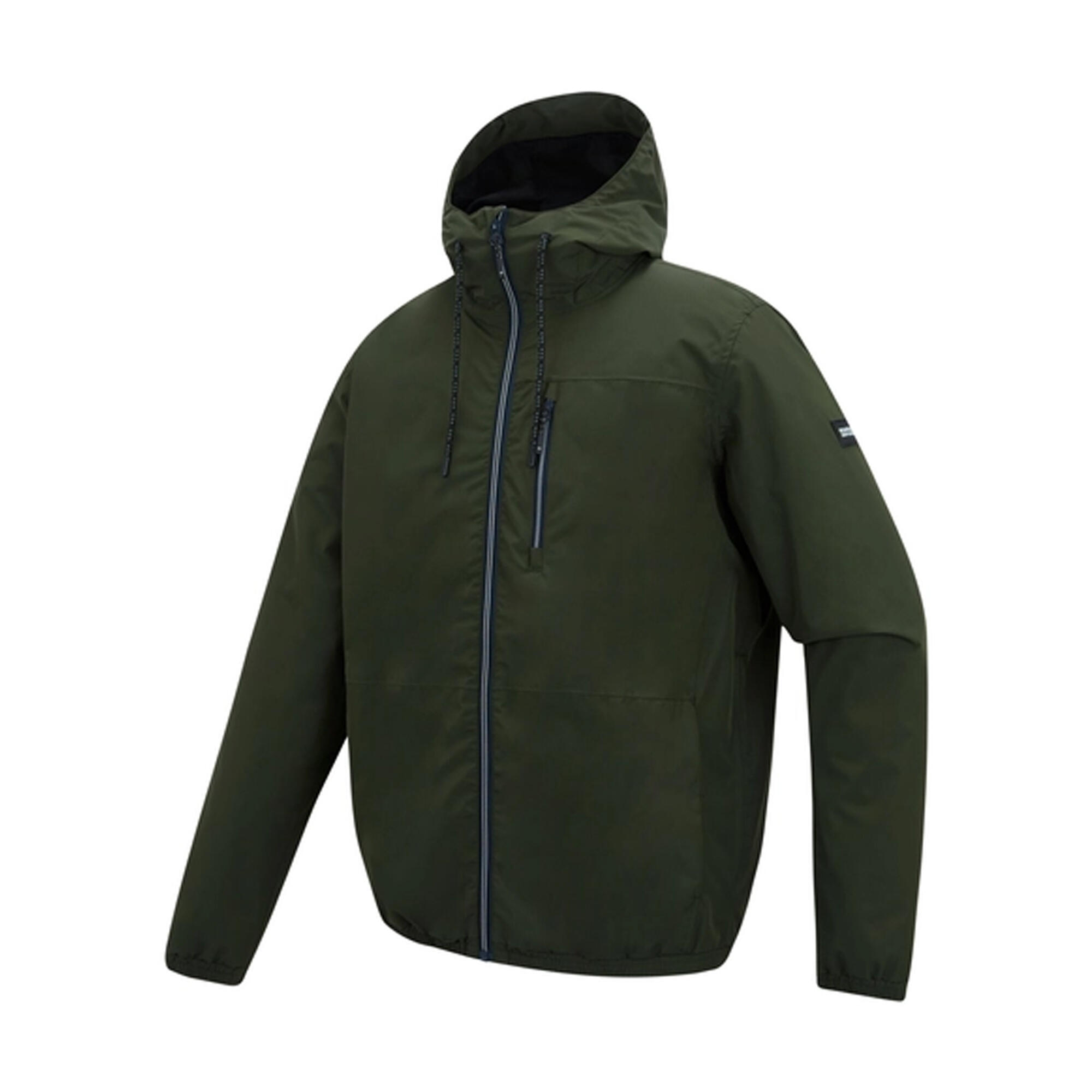 Casaco impermeável Shorebay para homem (Cáqui Escuro / Preto) 3/5