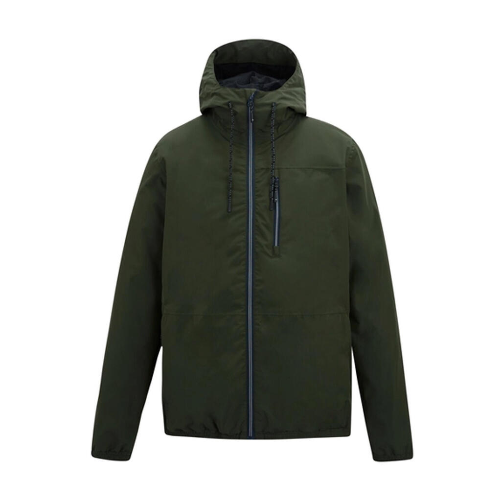 Mens Shorebay Waterproof Jacket (Dark Khaki/Black)