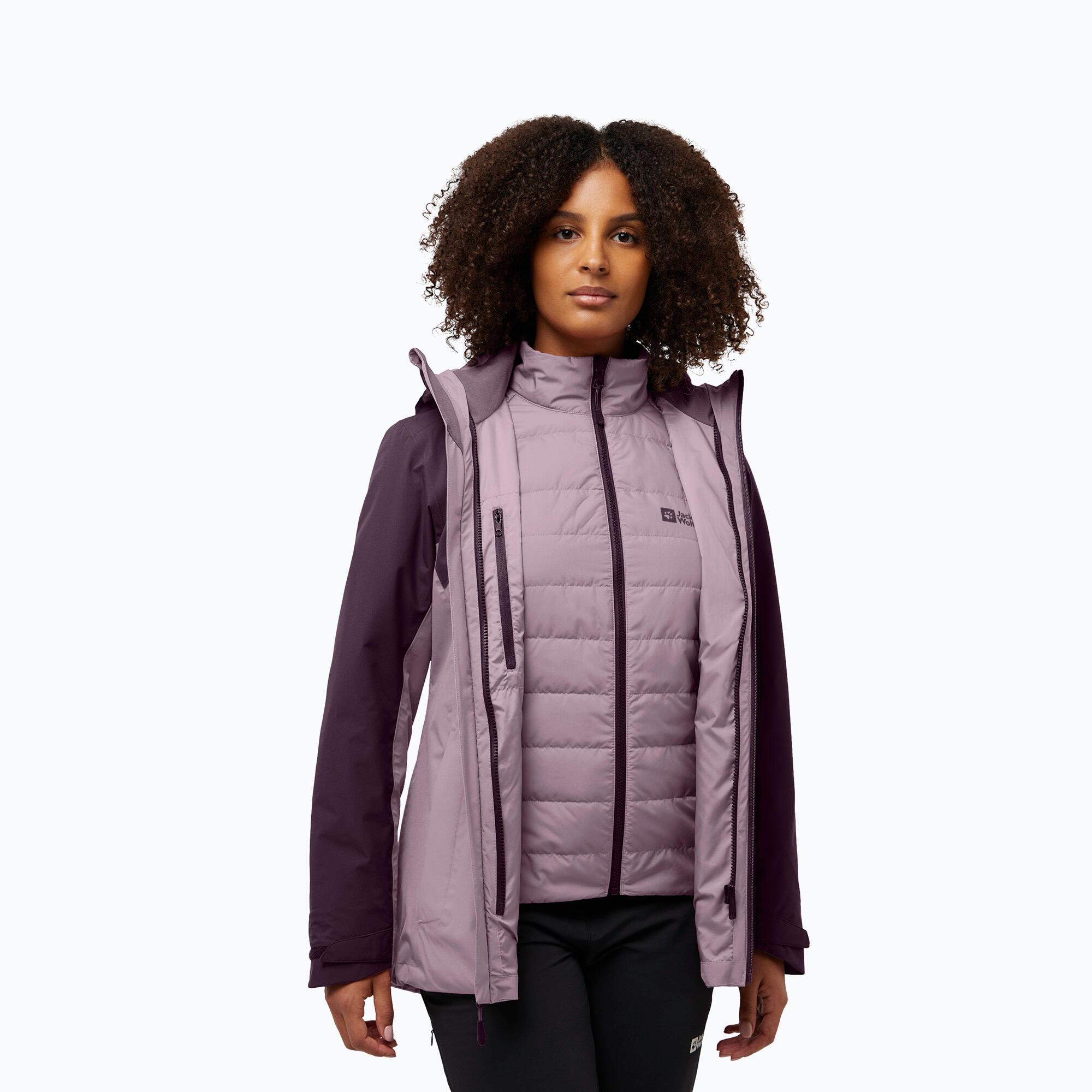 Veste 3 en 1 pour femme Jack Wolfskin Hunberg 3/7