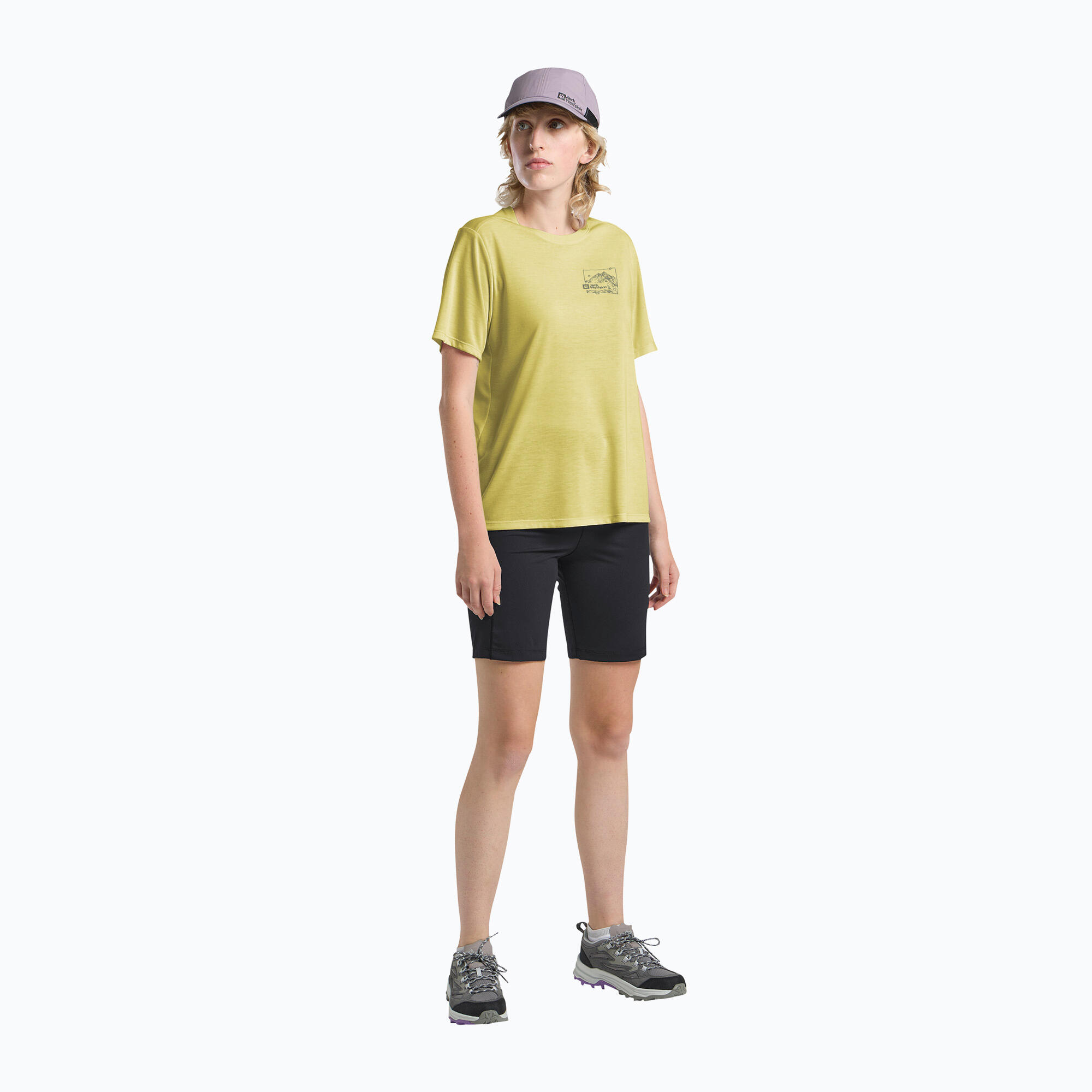 T-shirt femme Jack Wolfskin Vonnan Graphic 2/7