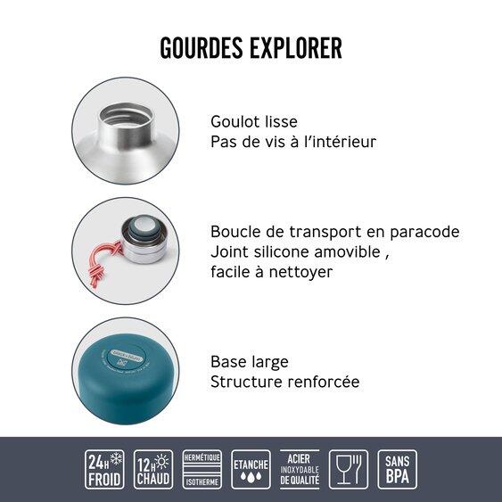 GOURDE EXPLORER - OCEAN- 650ML 2/6