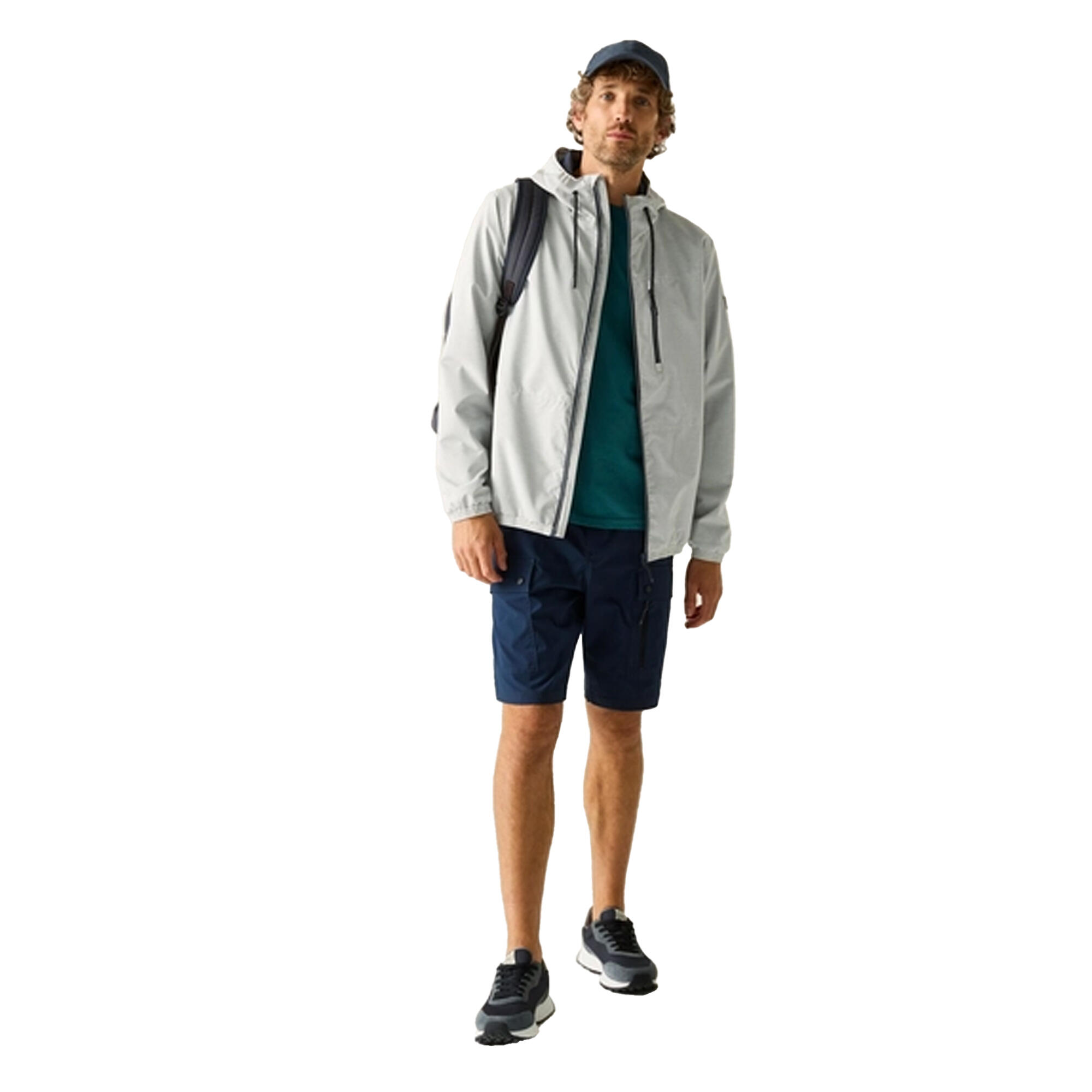 "Shorebay" Jacke, wasserfest für Herren Silbergrau 4/5