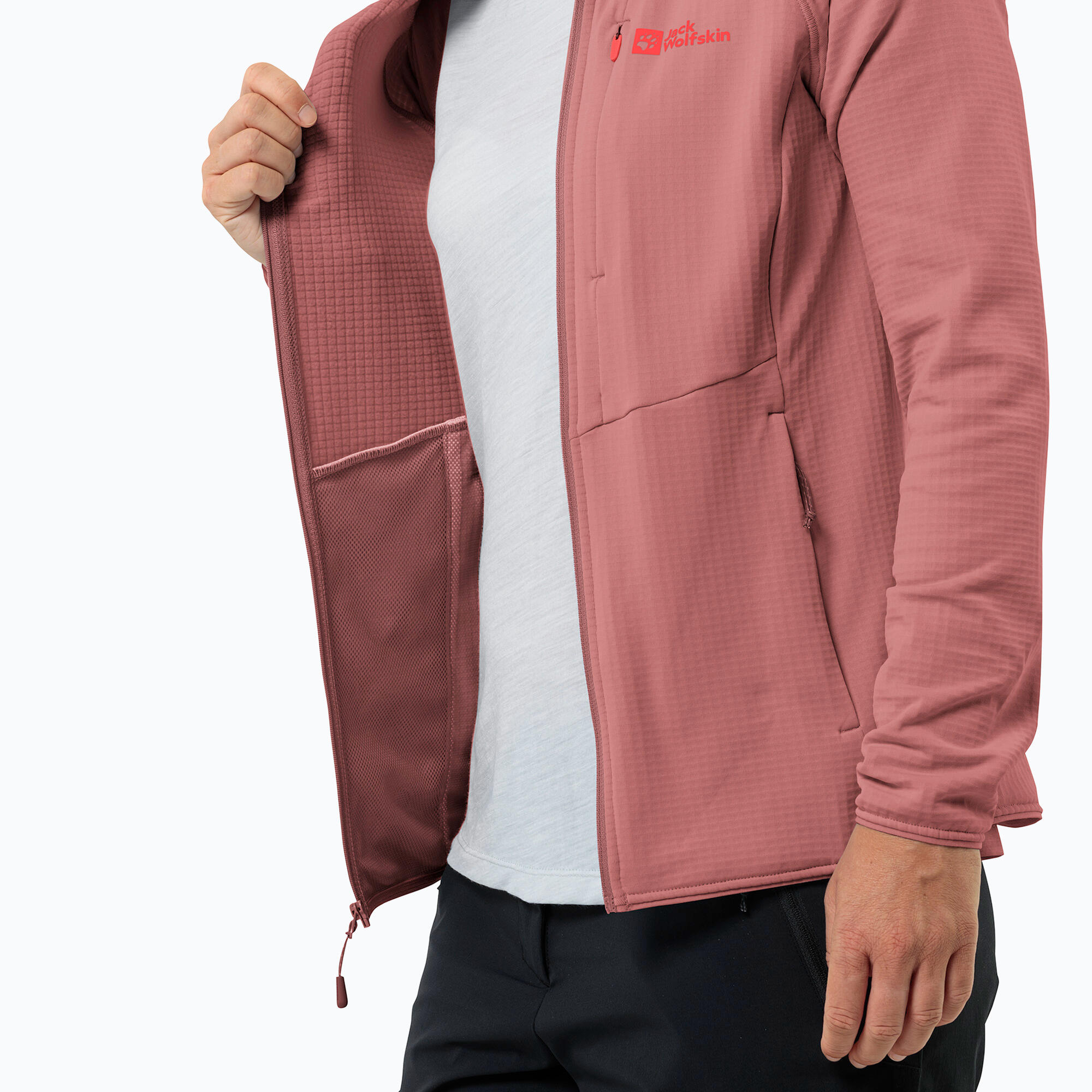 Veste polaire femme Jack Wolfskin Kolbenberg à capuche zippée 6/7