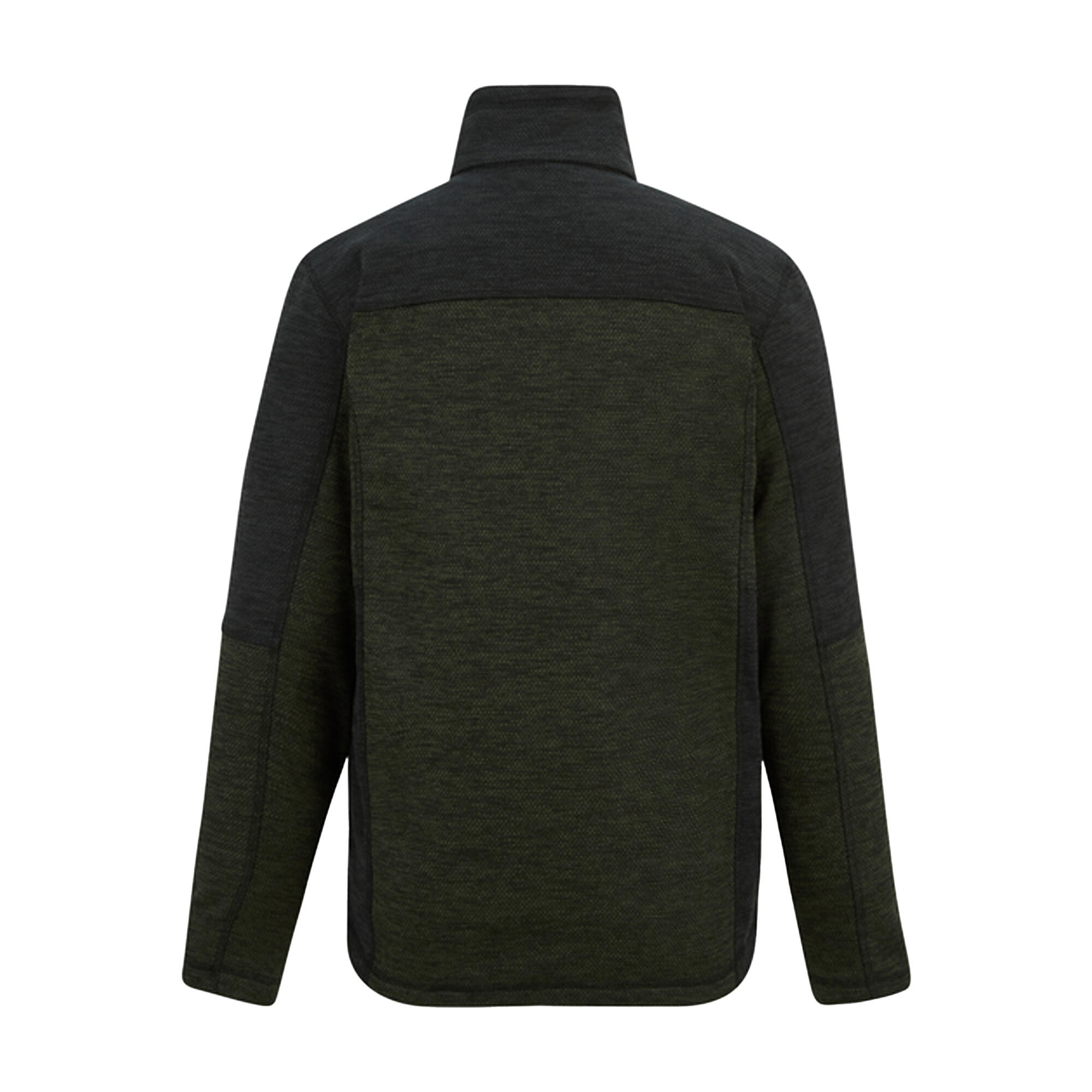 Midlayer Pile Cerniera Su Intera Lunghezza Uomo Regatta Highton Cachi Scuro Nero 2/5