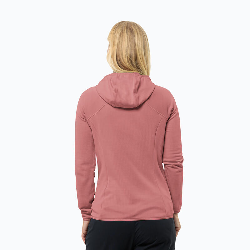 Hanorac fleece damă Jack Wolfskin Kolbenberg Hooded Fz