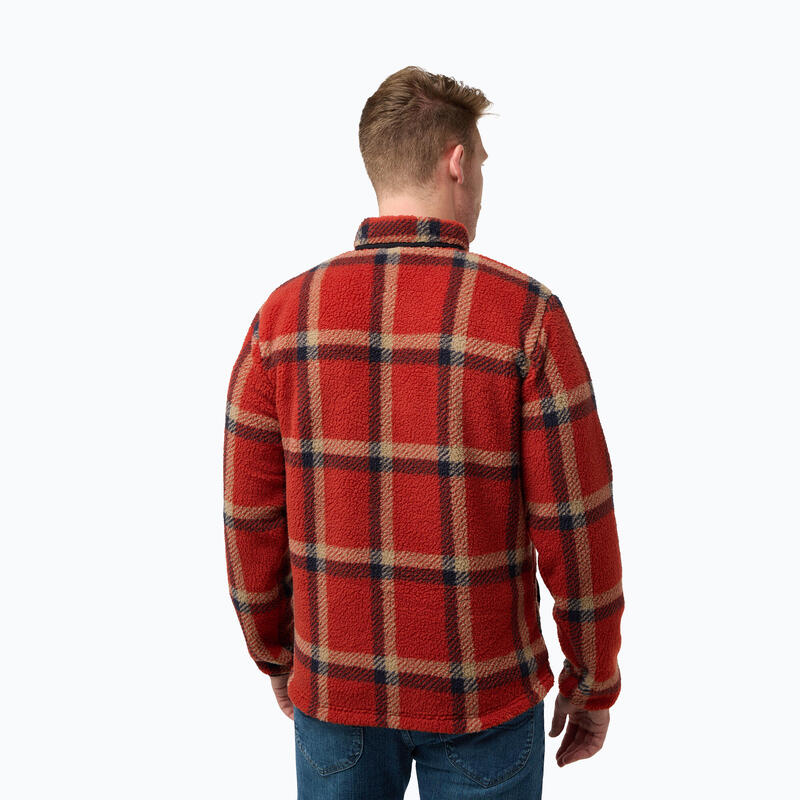 Hanorac polar pentru bărbați Jack Wolfskin Felslicht Check