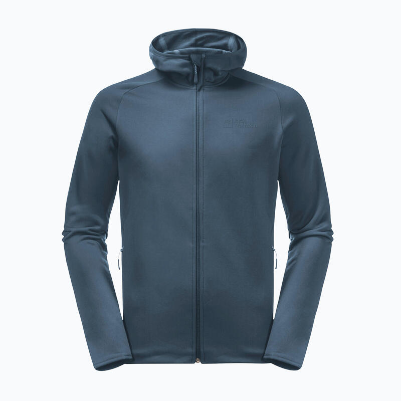 Hanorac polar pentru bărbați Jack Wolfskin Baiselberg cu glugă și fermoar