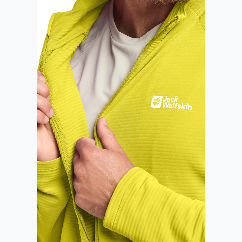 Hanorac de drumeție pentru bărbați Jack Wolfskin Prelight Full Zip