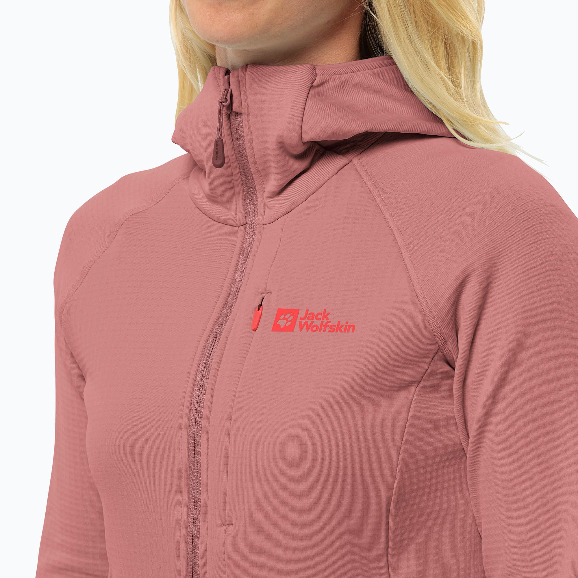 Veste polaire femme Jack Wolfskin Kolbenberg à capuche zippée 4/7