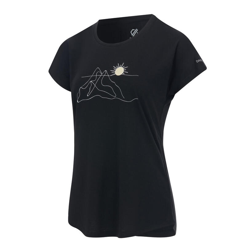 Tricou Drumeții În Natură Dare 2B Serenity Linear Mountain Femei