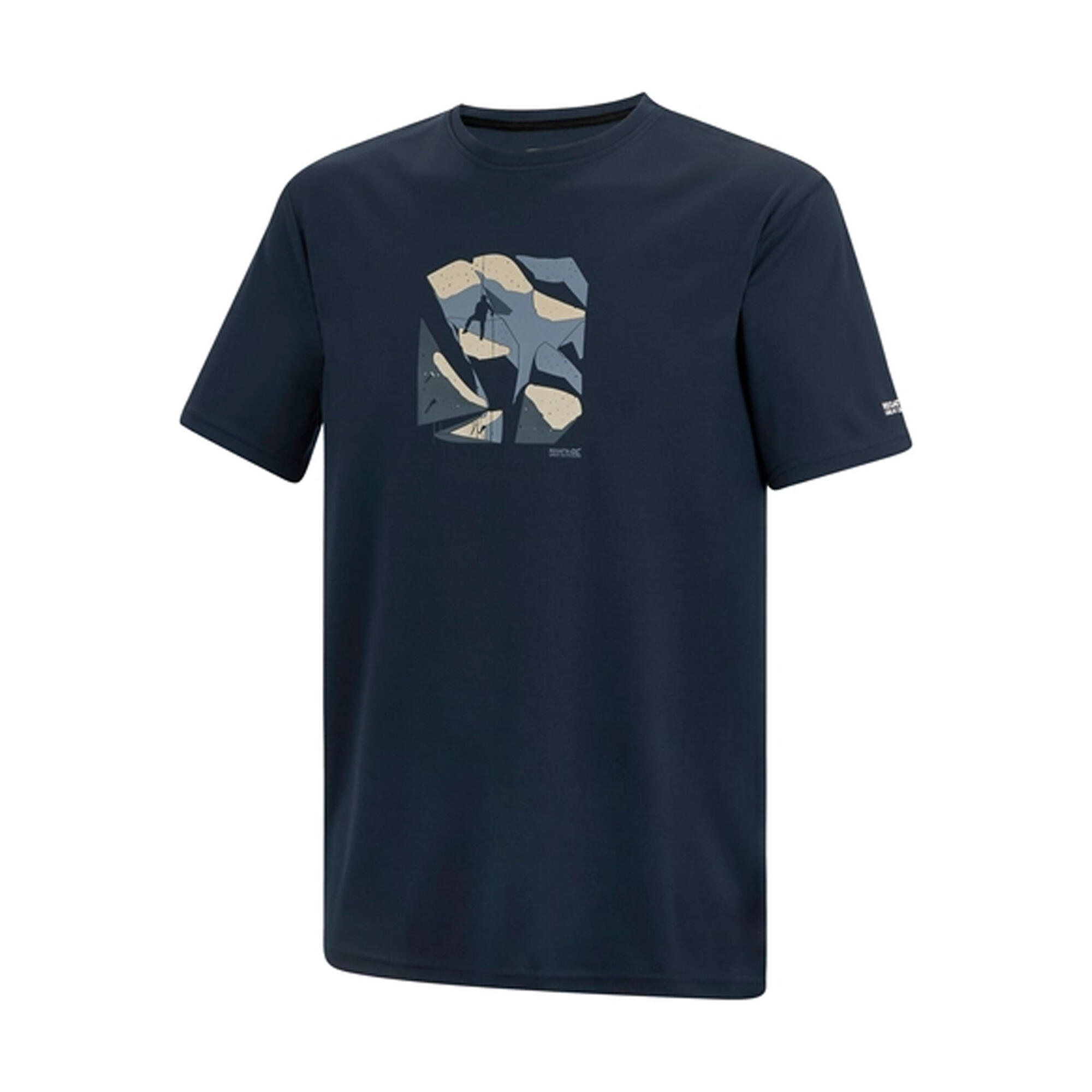 Mens Fingal Rock Climber TShirt (Navy) 3/5
